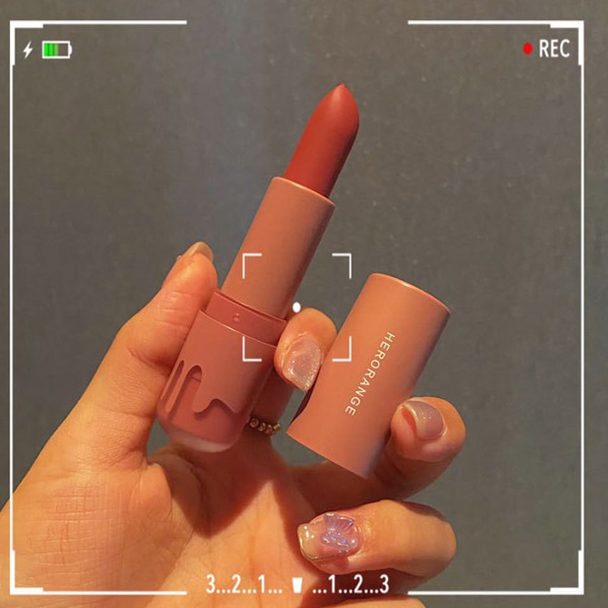 [Hàng mới về] Son môi Herorange trang điểm hiệu ứng lì mịn màng như nhung