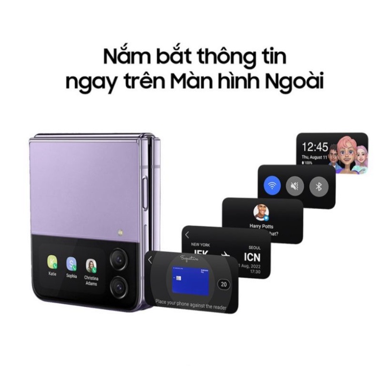 Điện thoại Samsung Galaxy Z Flip 4 - Hàng chính hãng