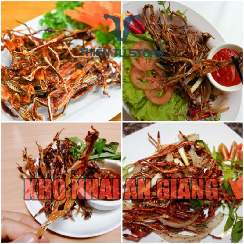 Khô nhái vũ nữ chân dài An Giang ,thơm ngon bổ dưỡng , dùng để chế biến món ăn cơm hoặc dùng làm đồ nhậu Thiên Tú Foods