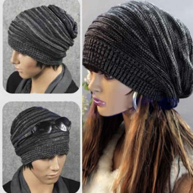 Mũ Nồi Dệt Kim Unisex Oversized Cho Mùa Đông