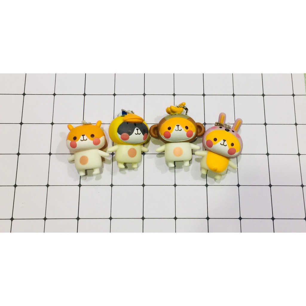 Móc khoá chuột hamster móc khoá chewy hams MK130 móc khoá cute móc khoá dễ thương