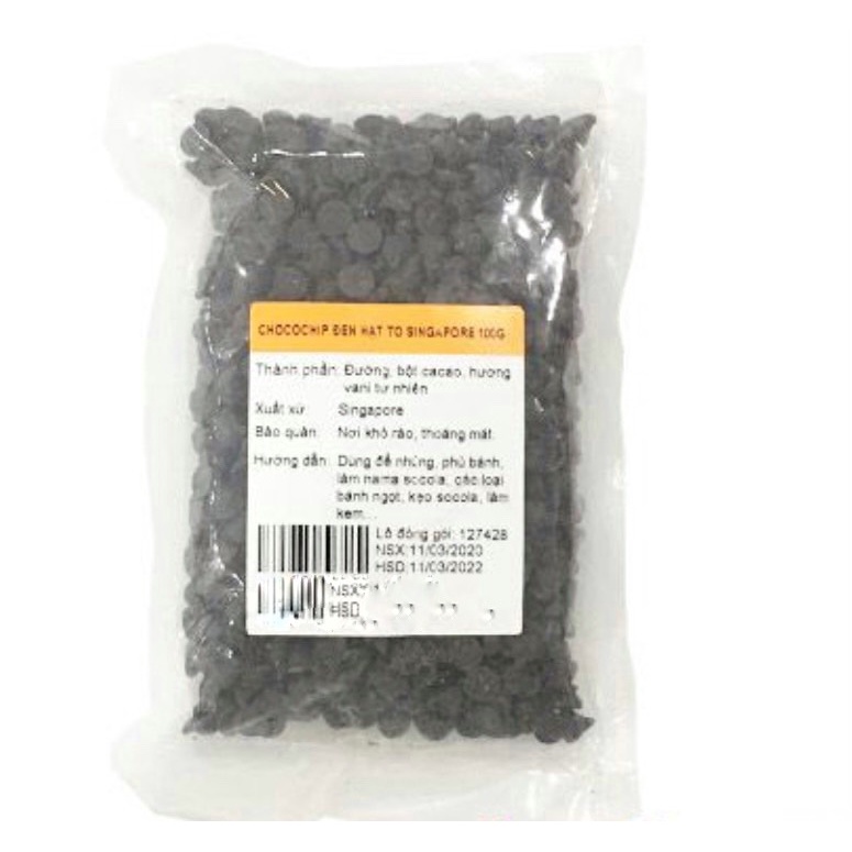 GIÁ SỈ LẺSocola chip đen/trắng- Chocochip 100g-ảnh thật