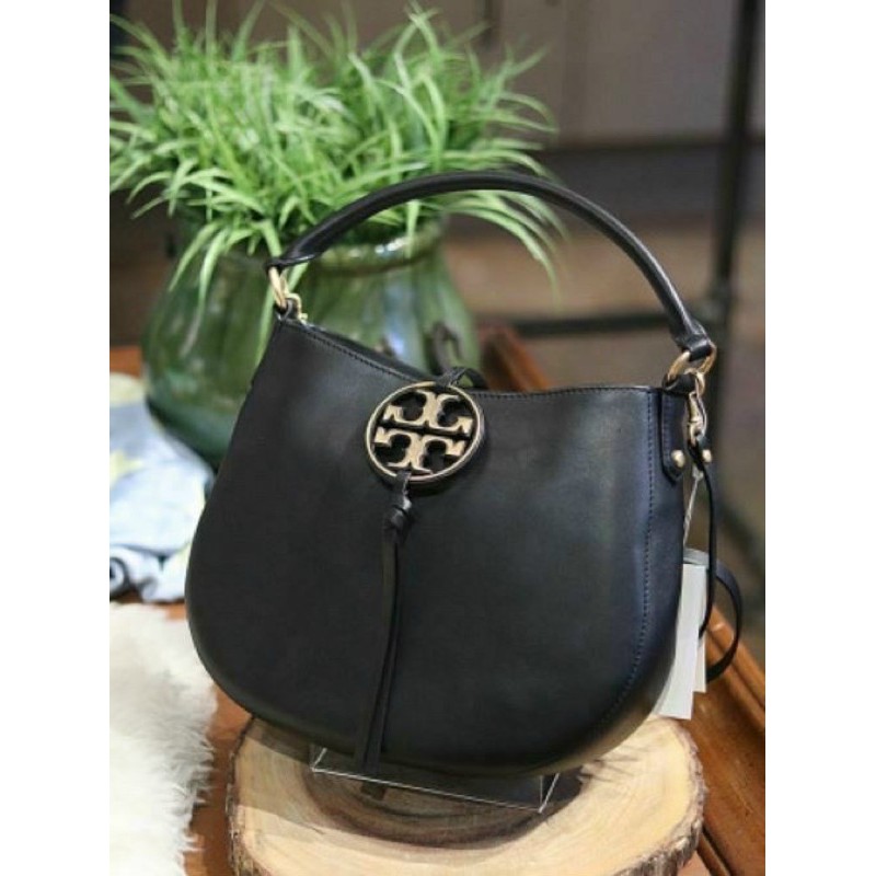 Túi xách TORY BURCH MILLER METAL-LOGO MINI HOBO
