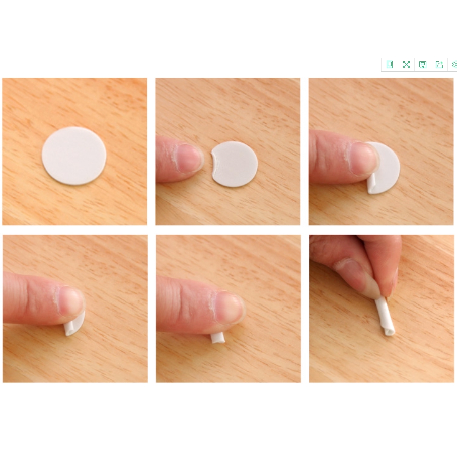 Set 100 miếng dán 2 mặt cỡ nhỏ dùng cố định bóng bay và các vật trang trí