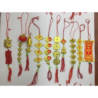 [SIÊU SALE] Bộ 20 Khánh, Liễn Trang Trí Treo Cây Đào, Cây Mai, Cây Cảnh Ngày Tết