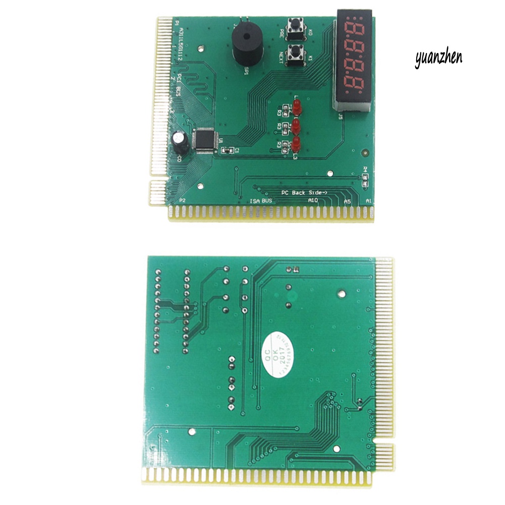 dnnb_4-Digit PC Analyzer Tester Diagnostic Motherboard Post Test Card for PCI ISA