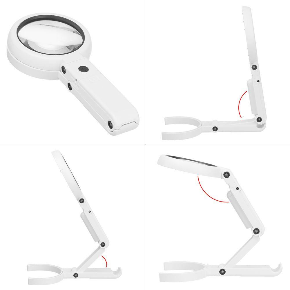 Kính Lúp Có Đèn LED Và Giá Đỡ Tiện Dụng