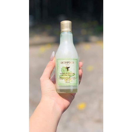 Sữa Dưỡng Da Essence SKINFOOD Rau Diếp Cá & Dưa Chuột