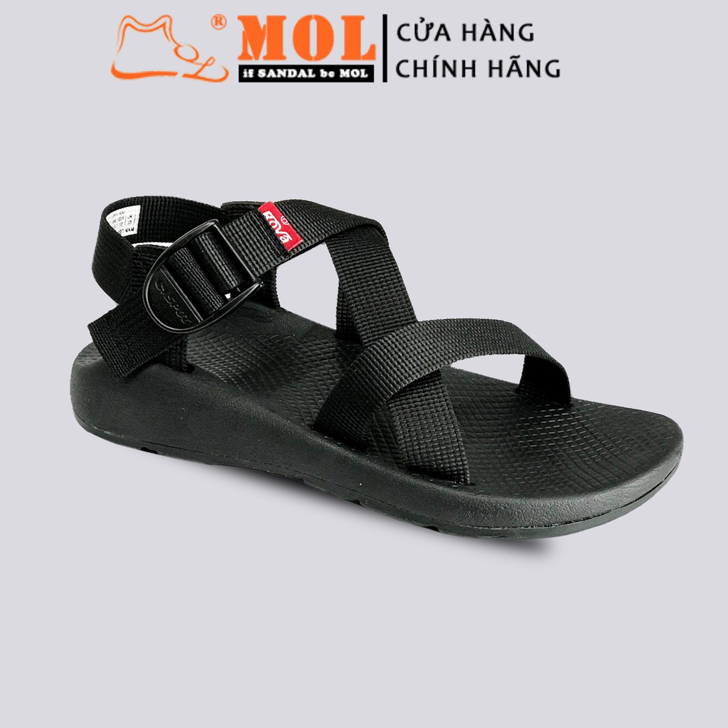 Giày sandal nữ quai thông minh rút dây tự do đế cao 3cm mang đi học đi biển du lịch hiệu Rova RV120B