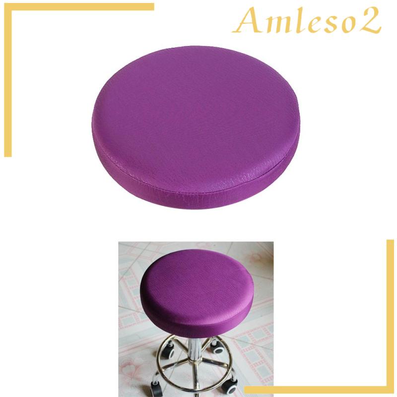 Bọc Ghế Tròn 30cm Có Thể Tháo Rời Màu Đen Cho Tiệm Cắt Tóc