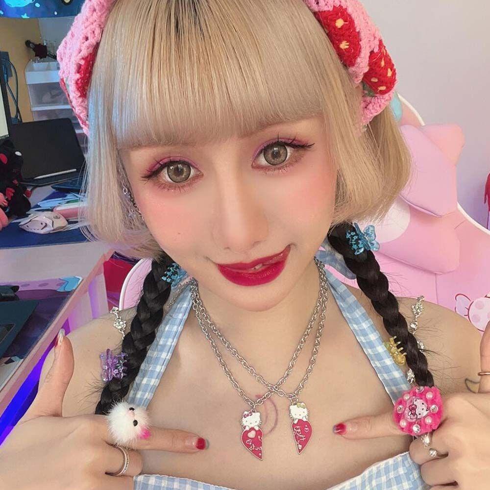 Vòng cổ Tình Bạn Mặt Mèo Hoạt Hình VANES1