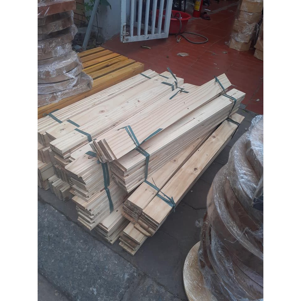 1 nan pallet gỗ thông dài 30 và 40cm - thanh balet Gỗ đã bào 4 mặt diy handmade