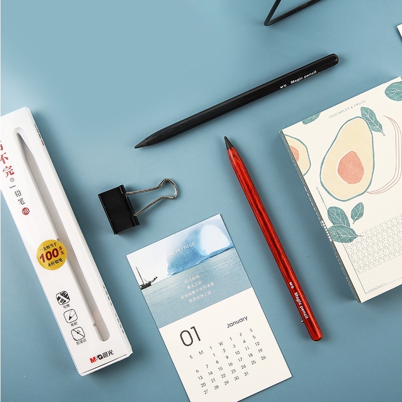 M&amp;g Bút chì gỗ HB thần kỳ không cắt không bẩn sáng tạo không độc hại cho trường học/văn phòng