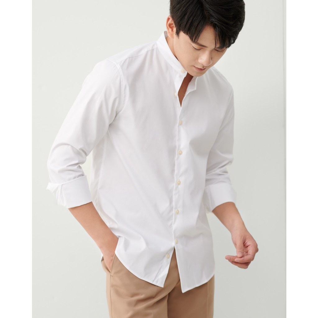 Áo sơ mi nam cổ tàu dài tay - Dwarfs - Jade Shirt