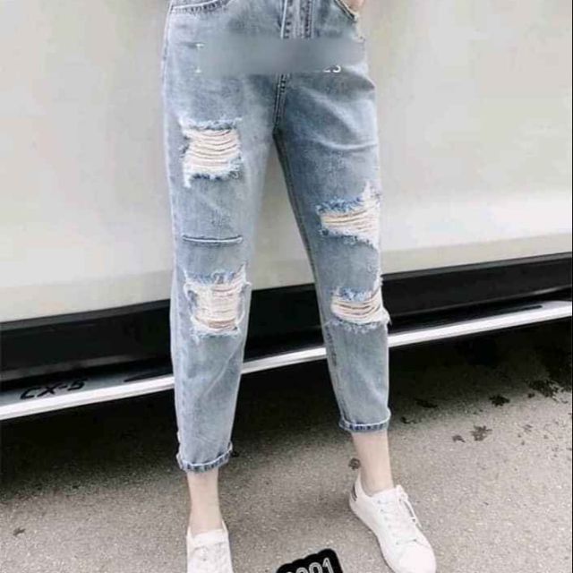 Quần baggy 4 rách