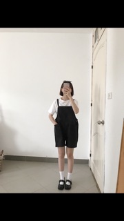 Quần yếm kaki ảnh thật tự chụp