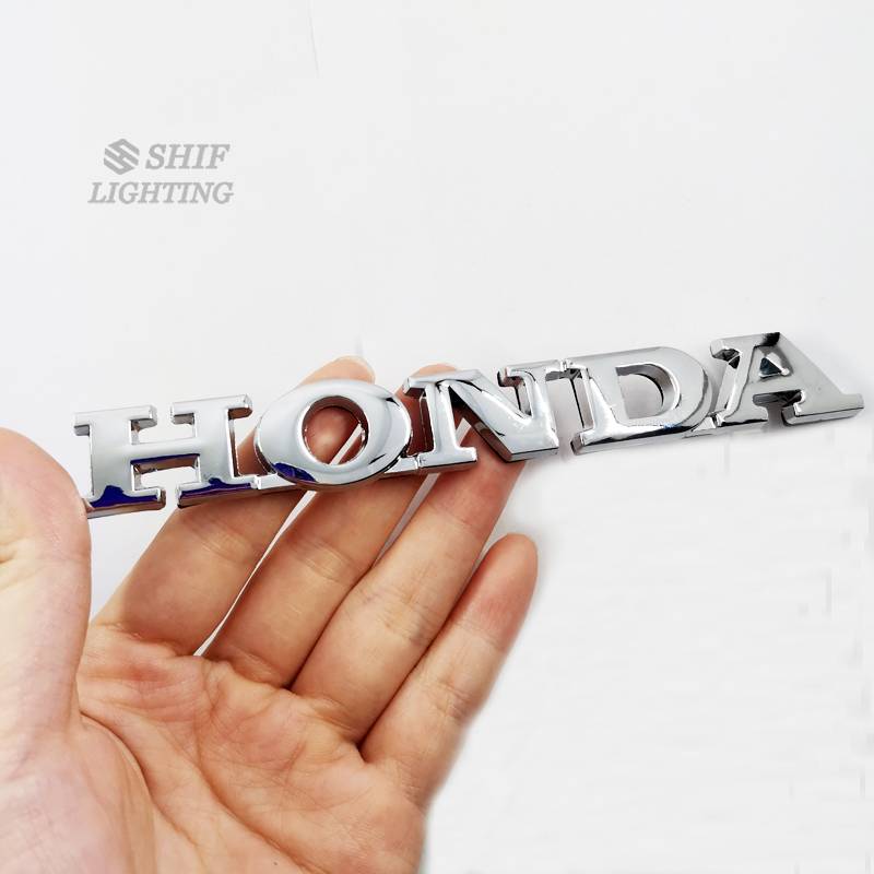 HONDA FENDER 1 Miếng Dán Logo Bằng Kim Loại Cho Xe Honda