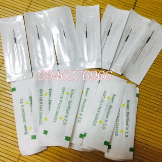 100 cây Kim 3 tròn phun xăm thẩm mỹ