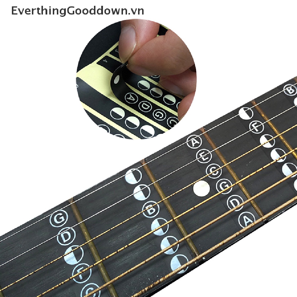 Everthinggooddown Sticker Ghi Chú Cho Đàn Guitar 6 Dây