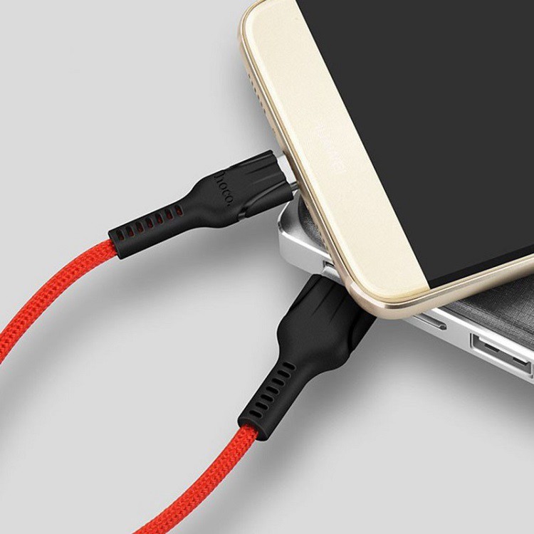 Cáp sạc nhanh ⚡FREESHIP50K⚡ Hoco U31 Type-C 2.4A dài 1m2 - chính hãng