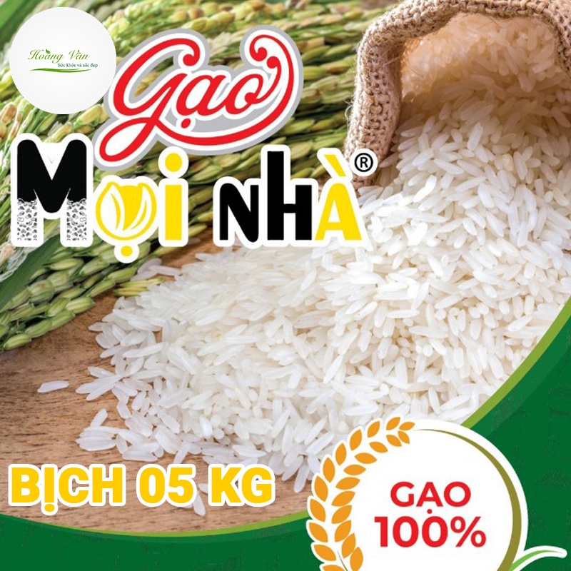 Gạo sạch Mọi Nhà Bịch 05 Kg - Gạo nấu cơm chuẩn dẻo, xốp, thơm