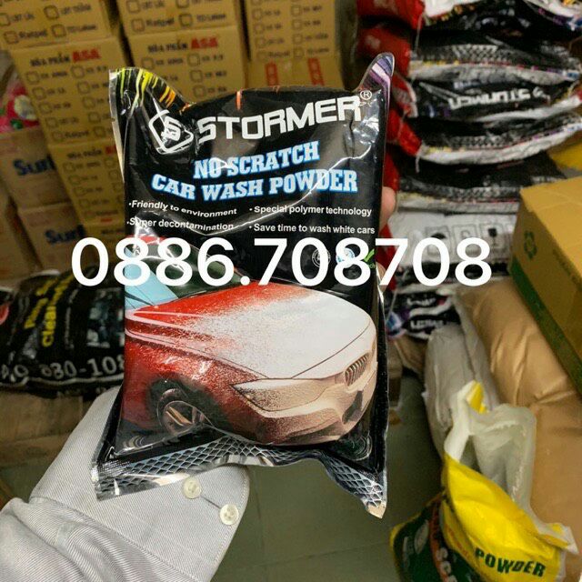 Combo 2. Bịch rửa xe không chạm stormer 500g