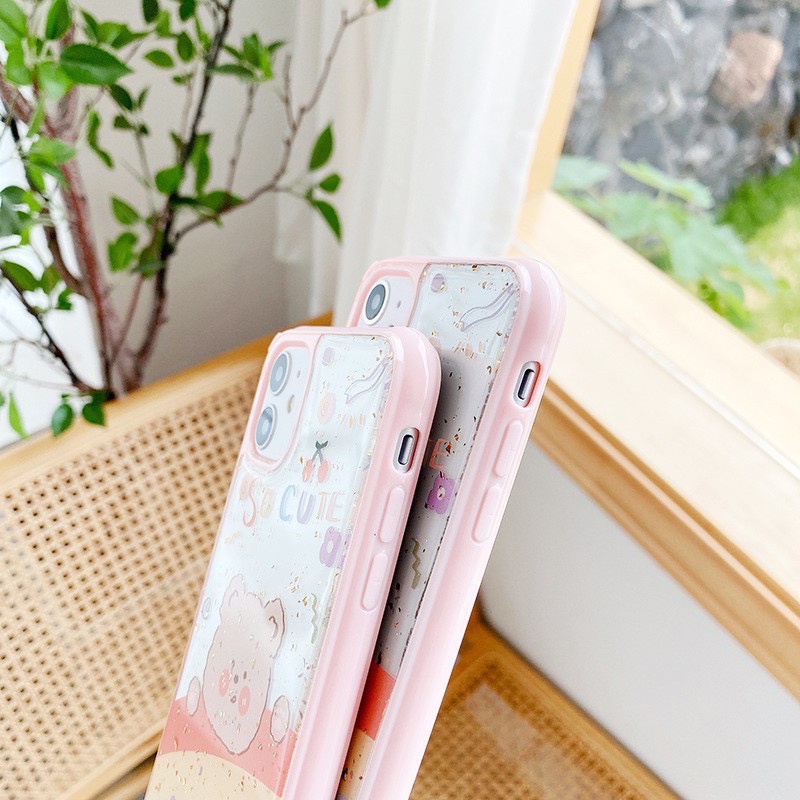 Ốp lưng iPhone Gấu,Thỏ cute bảo vệ camera 6/6s/6plus/6splus/7plus/8plus/x/xs/xsmax/11/11promax