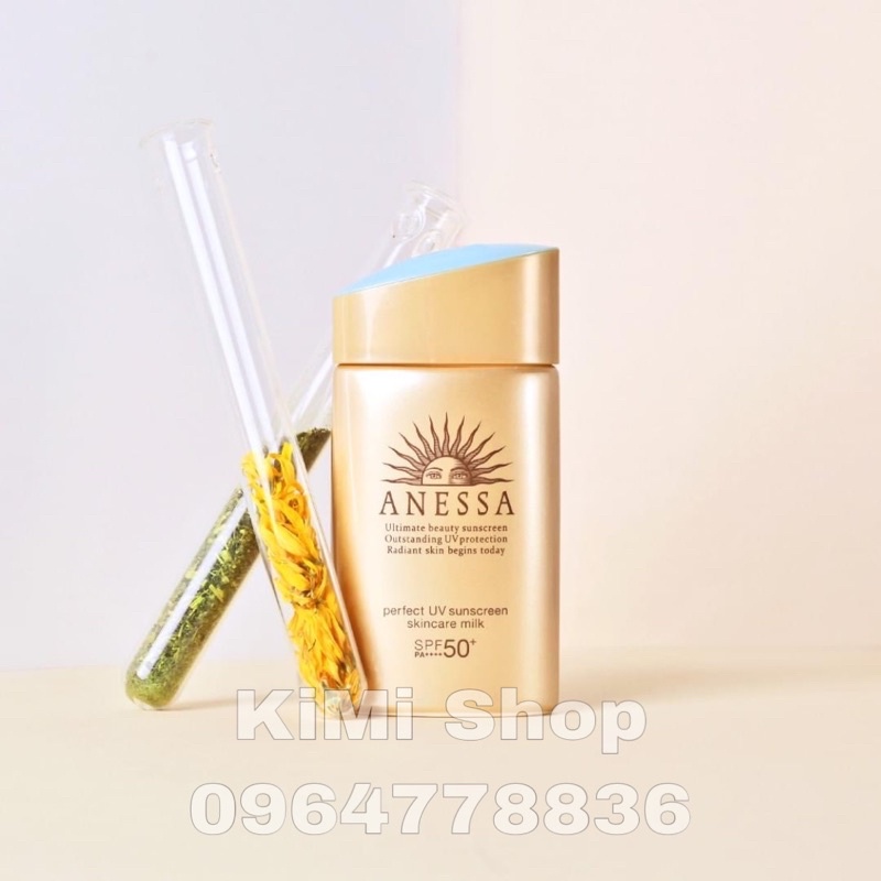 [Mã SKAMA8 giảm 8% đơn 300K] Kem chống nắng Anessa Shiseido Perfect UV Sunscreen Skincare Milk