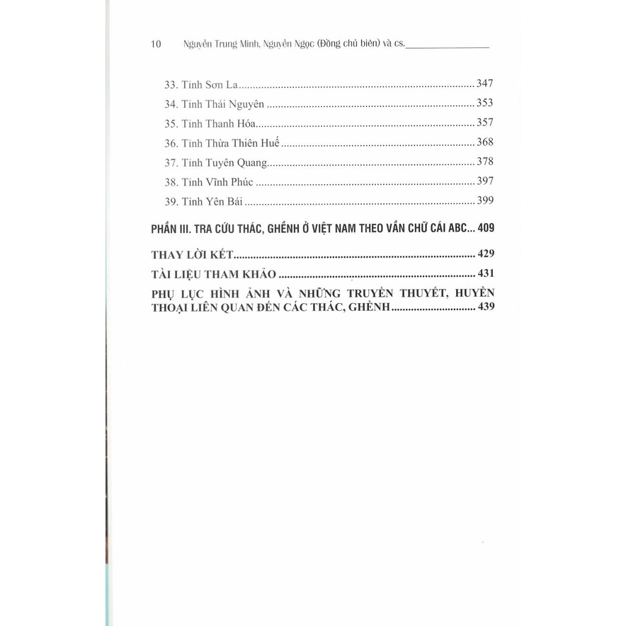 Sách - Hệ Thống Thác, Ghềnh Và Tiềm Năng Du Lịch Thác, Ghềnh Ở Việt Nam