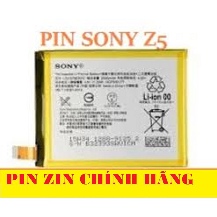 Pin Chính Hãng Sony Xperia XZ1 XZ XZS Z5 Z4 Z3 Z2 Z1 Z Z5 Premium