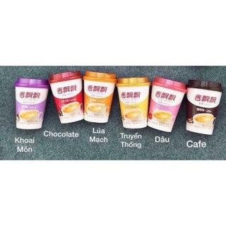 Combo 12 cốc trà sữa cốc thấp xiang piao piao