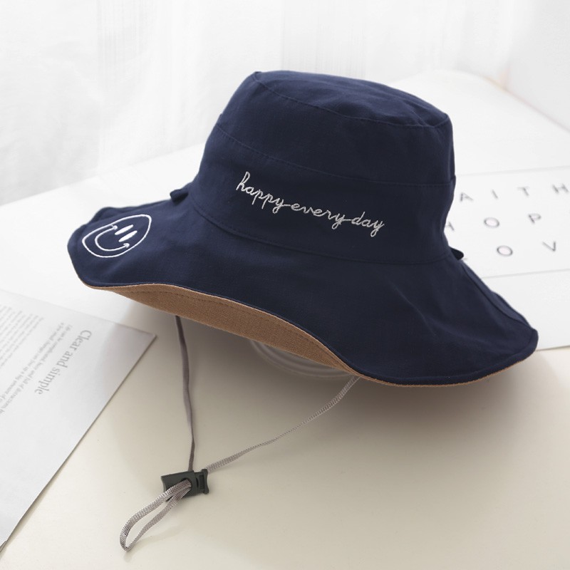 Mũ Bucket Chống Nắng Phong Cách Hàn Quốc Cho Bé Gái