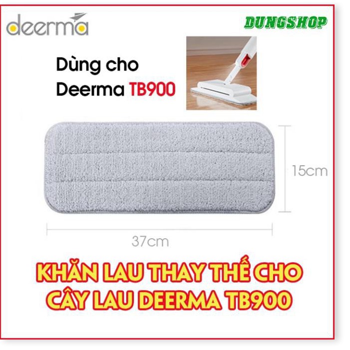 Khăn lau thay thế cho cây lau nhà quét bụi Deerma TB900