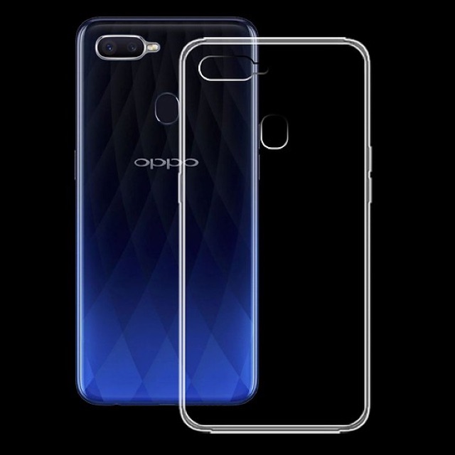 Ốp xilicon dẻo trong loại dầy oppo A5S,A7,F5,F7,F9