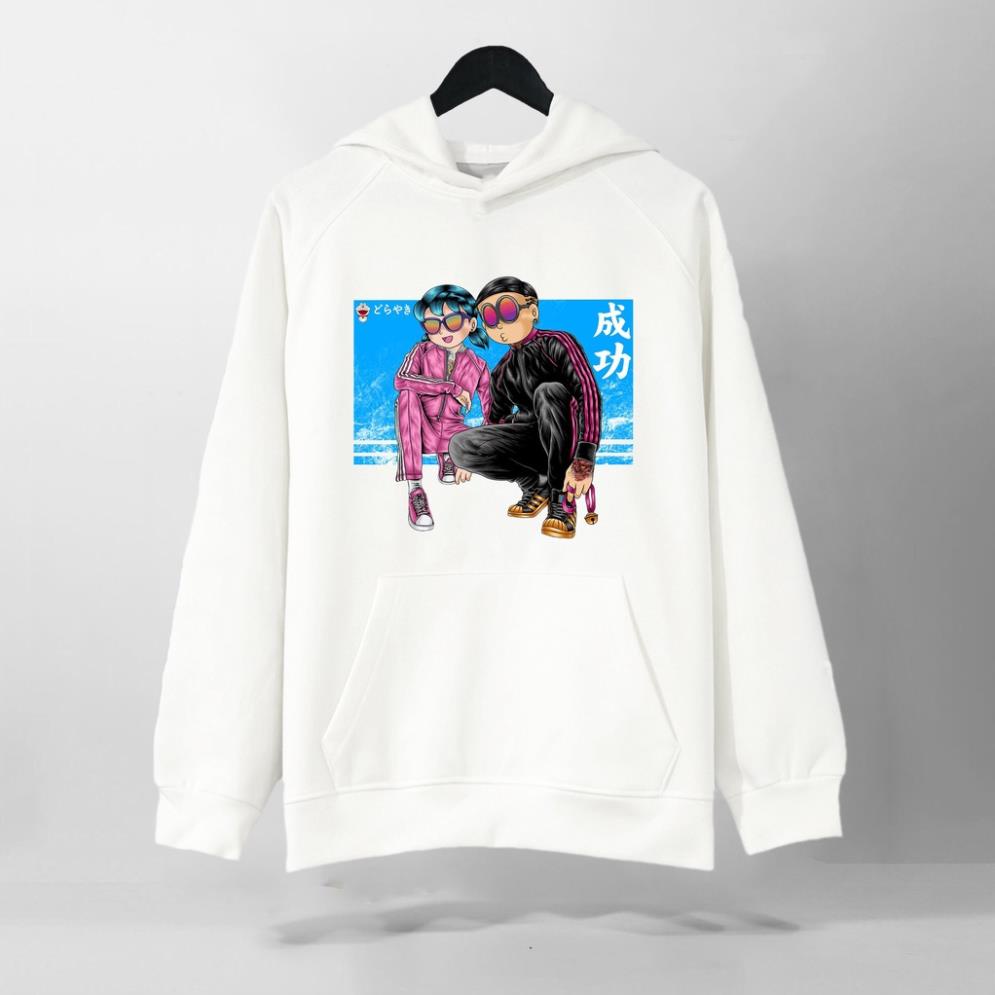 Áo Nỉ HOODIE Nobita Shizuka Tattoo, Form RỘNG chuẩn Xu Hướng, nỉ bông Cao Cấp Unisex Nam Nữ, xuong kkim