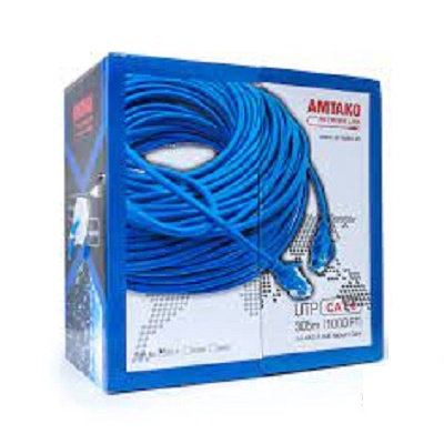 Cáp mạng Cat6 UTP AMTAKO 6111 dây xanh 305m