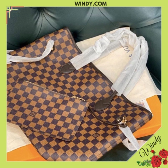 Túi Xách Nữ Công Sở LV To Đựng Vừa A4 Laptop Tặng Kèm Ví WD20225 windy.com