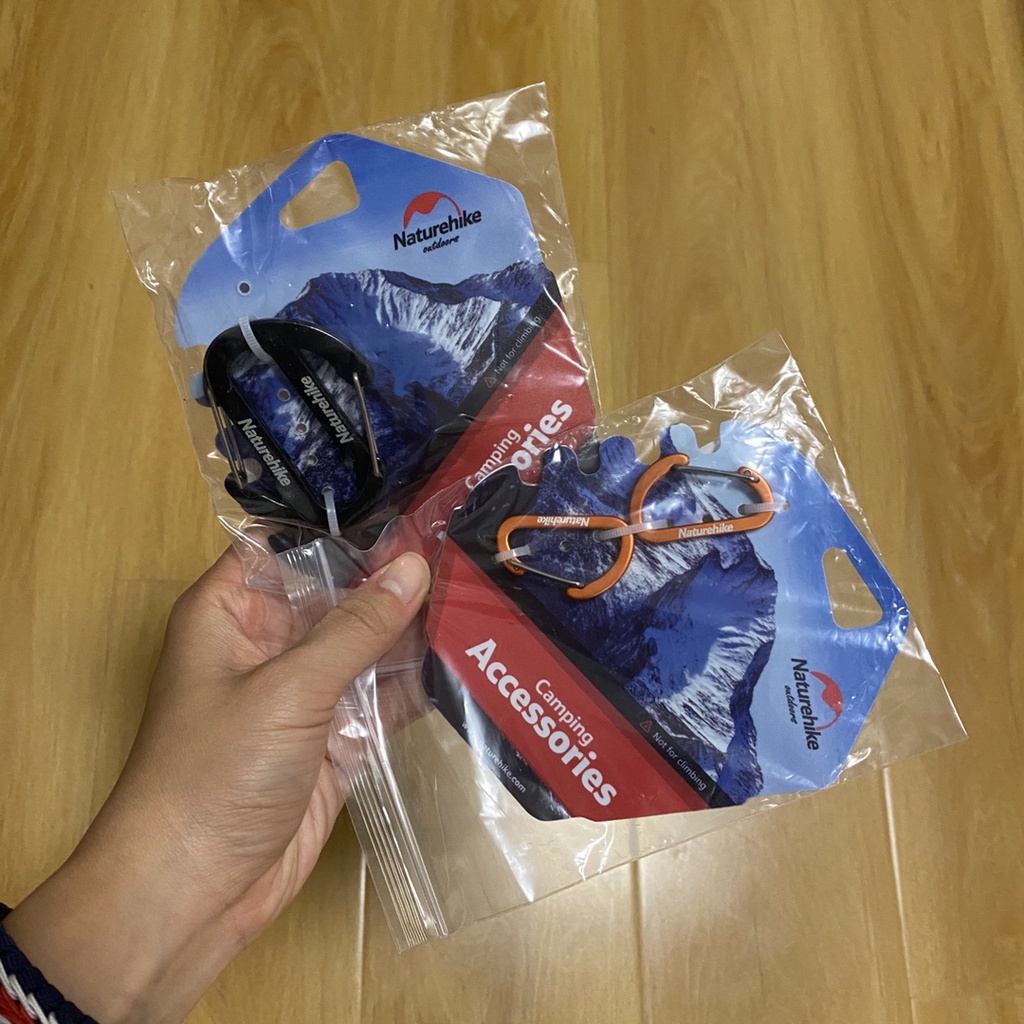 Móc Khóa Đa Năng Carabiner Naturehike 4cm- 6.5cm- 8cm