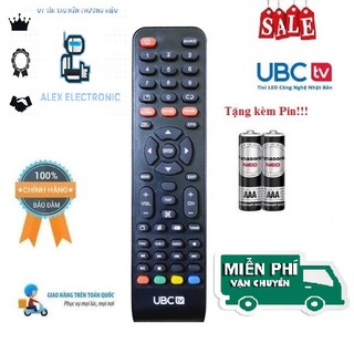 Remote Điều khiển tivi UBC TV các dòng LED/LCD/Smart TV- Hàng mới chính hãng UBC Tặng kèm Pin-Điện tử Alex