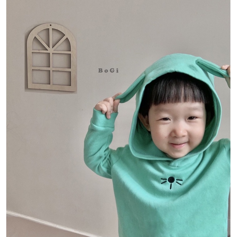 Áo hoodie cho bé trai và bé gái chất nỉ vừa đủ mặc thu đông nhẹ nhàng thoải mái cho bé vận động