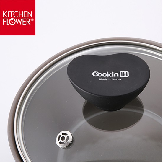 Nồi bếp từ KITCHEN FLOWER NY-3006, 18cm/ sản xuất Hàn Quốc/ Nhập khẩu chính hãng