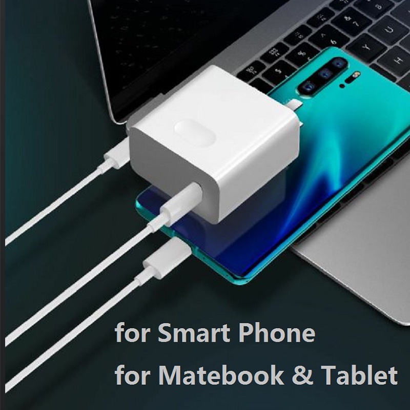 100% Chính Hãng Huawei 65W CP1 PD Chuẩn USB C Sang C Siêu Sạc P40 Pro Giao Phối Xs P30 Mate30 Pro MateBook