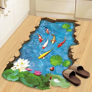 DECAL DÁN TƯỜNG HỒ CÁ 3D SỐ 7