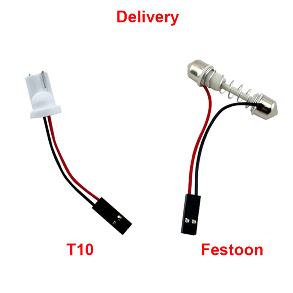 1 Đèn Led T10 W5W 16 24 36 48 COB Ánh Sáng Trắng 12V Dùng Trang Trí Nội Thất Xe Hơi