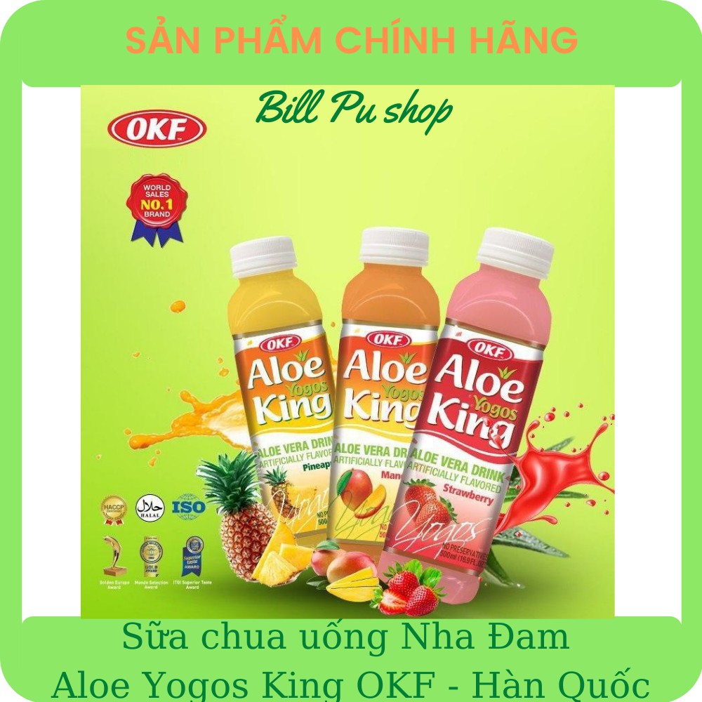 Sữa chua uống nha đam Aloe King Yogos OKF 500ml - Hàn Quốc