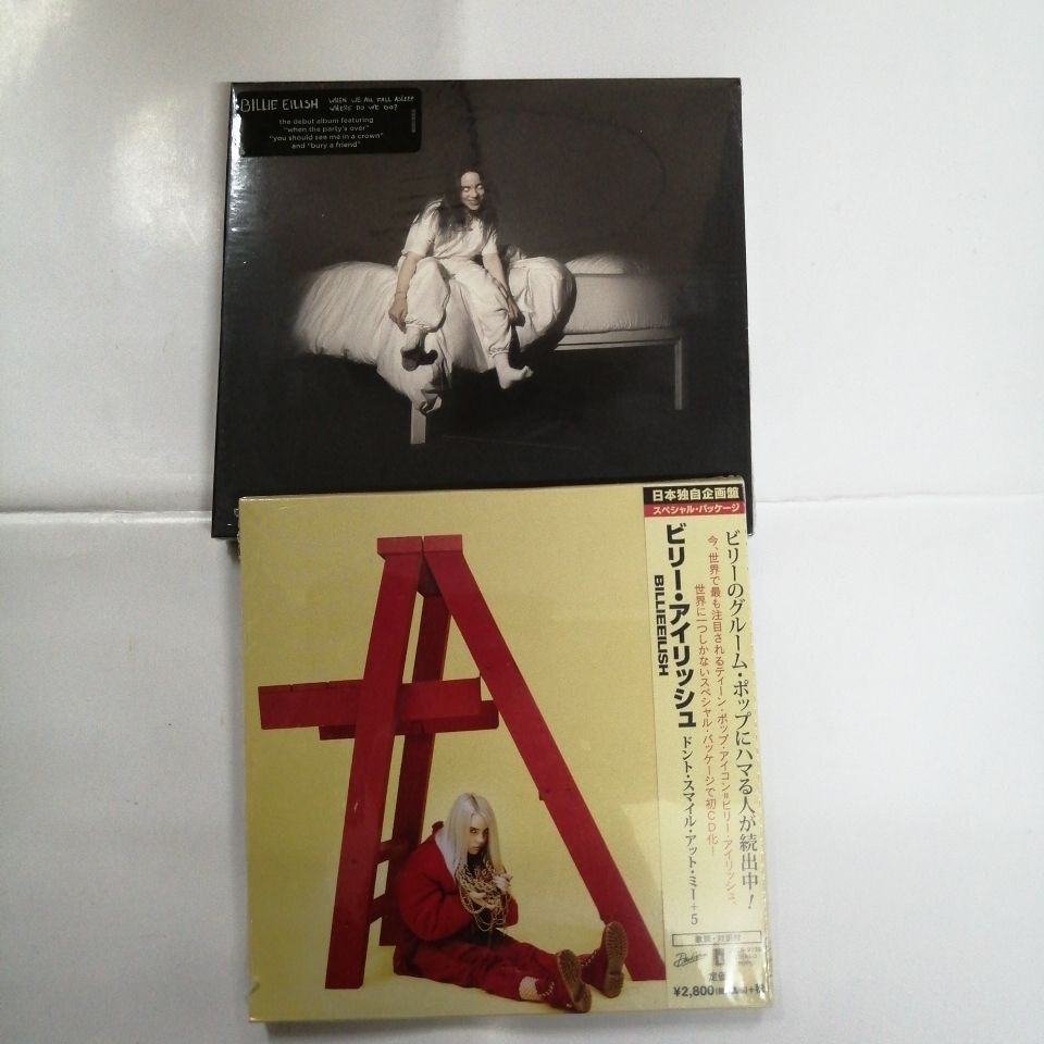 Billie Eilish – Dont Smile At Me & When we all fall asleep 2CD mới, trong bao bì kín khí