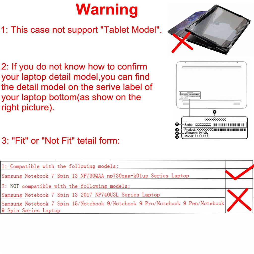 Bảo Vệ Vỏ Máy Tính Bảng Cho Samsung Notebook 7 Spin 13 Np730Qaa Np730Qa-K01Us Series Laptop (Note: Fit 2018 Version /Not Fit Np7403)