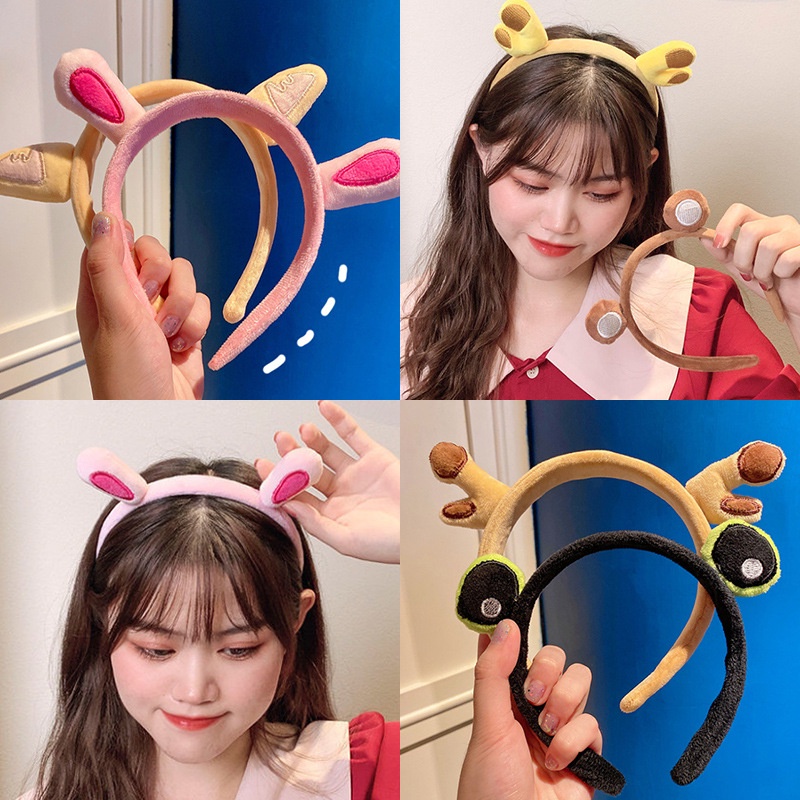 Cài tóc hình tai động vật dễ thương vui nhộn thời trang mùa hè cho nữ