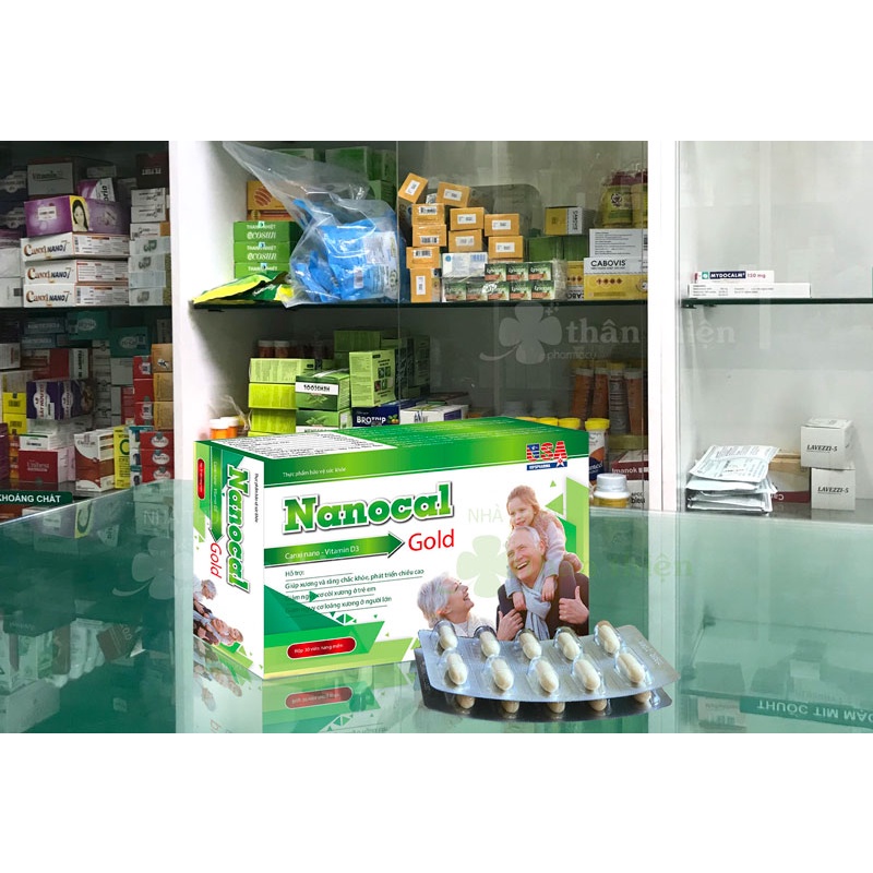 Nanocal gold bổ sung Vitamin D3, Canxi nano giúp phát triển chiều cao ở trẻ, giảm nguy cơ loãng xương