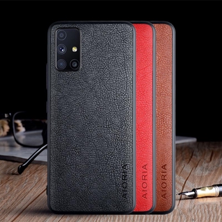 Ốp Da PU Cho Samsung Galaxy M51 TPU Mềm & PC Cứng 2in1 Chất Liệu coque fundas